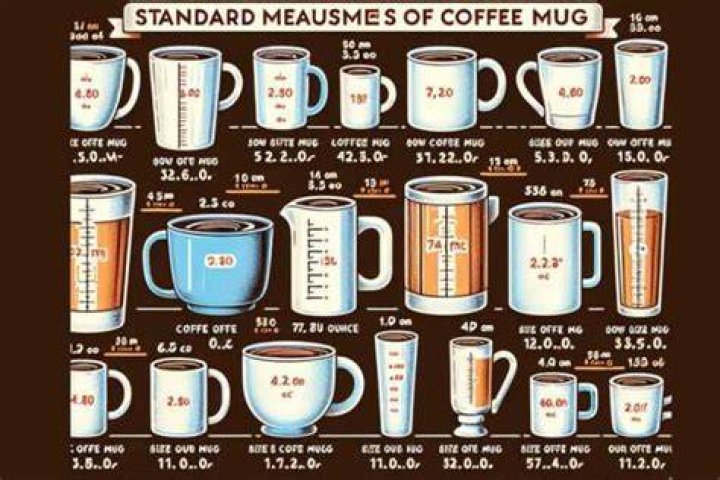 How many MLS does a standard mug hold?