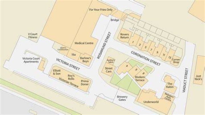 Is there a map of Coronation Street?