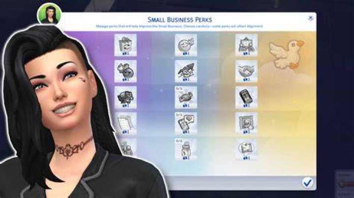 What are business perks Sims 4?