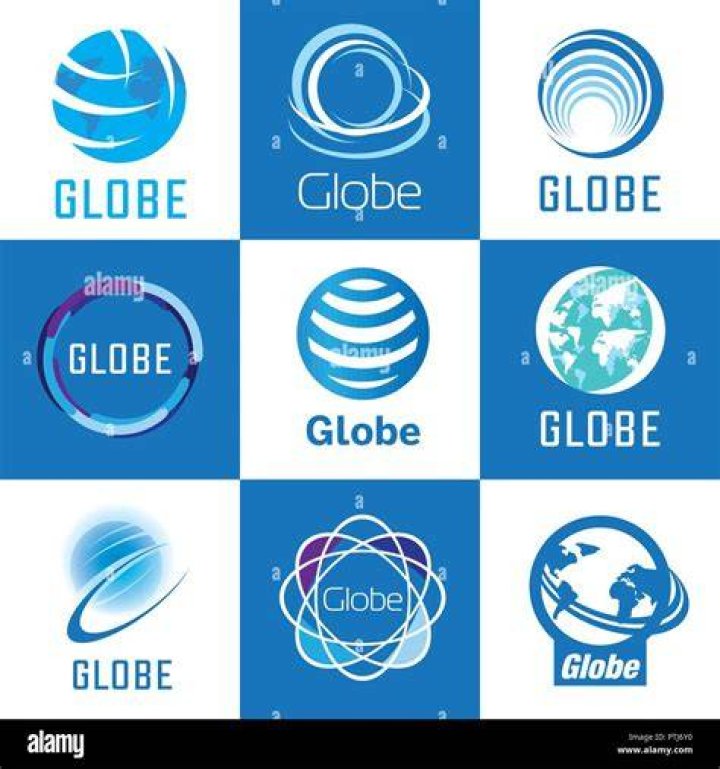 What company has a globe logo?