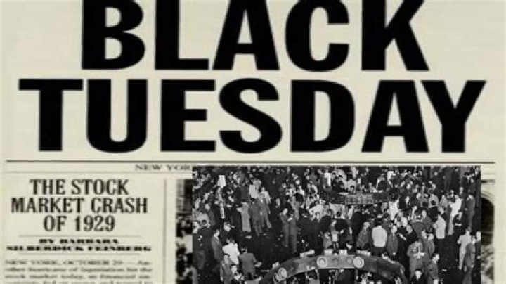 What year did the stock market crash on Black Tuesday?
