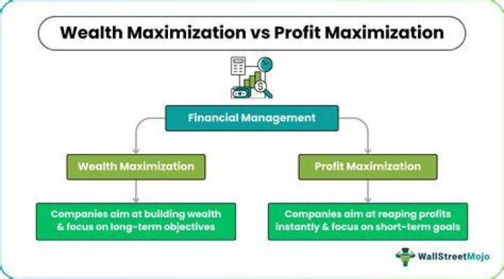 Why is profit maximization not consistent with wealth maximization?