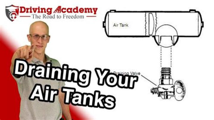 Why should you drain air tanks daily?